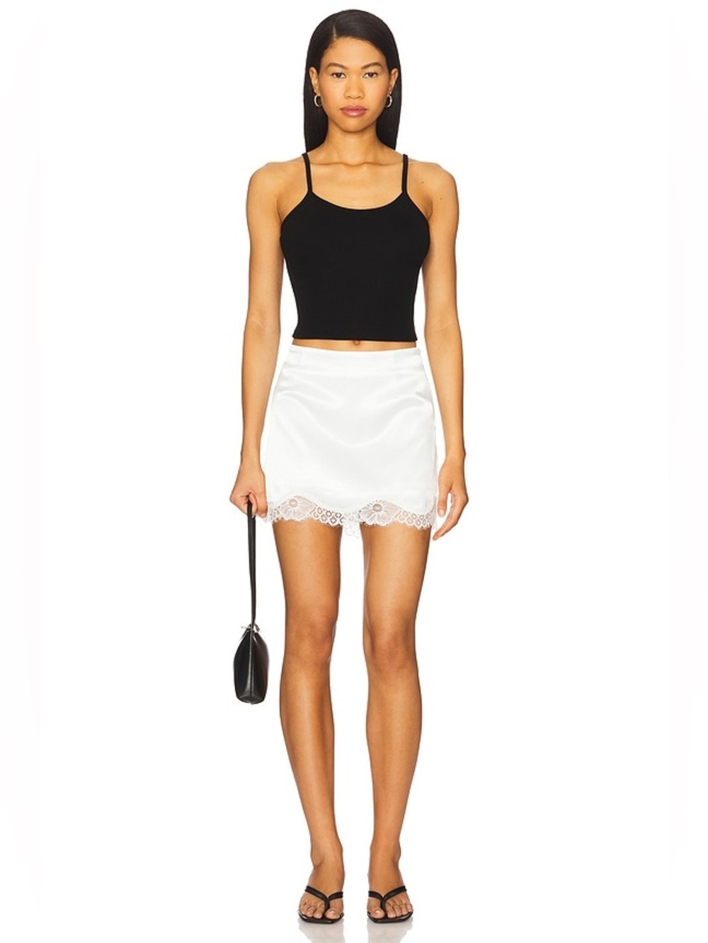 superdown Revolve Petra Mini Skirt in White - Picture 5 of 10
